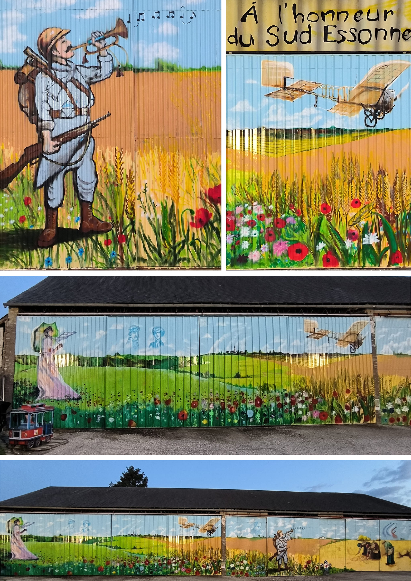 la fresque géante chez Les frères d'armes
