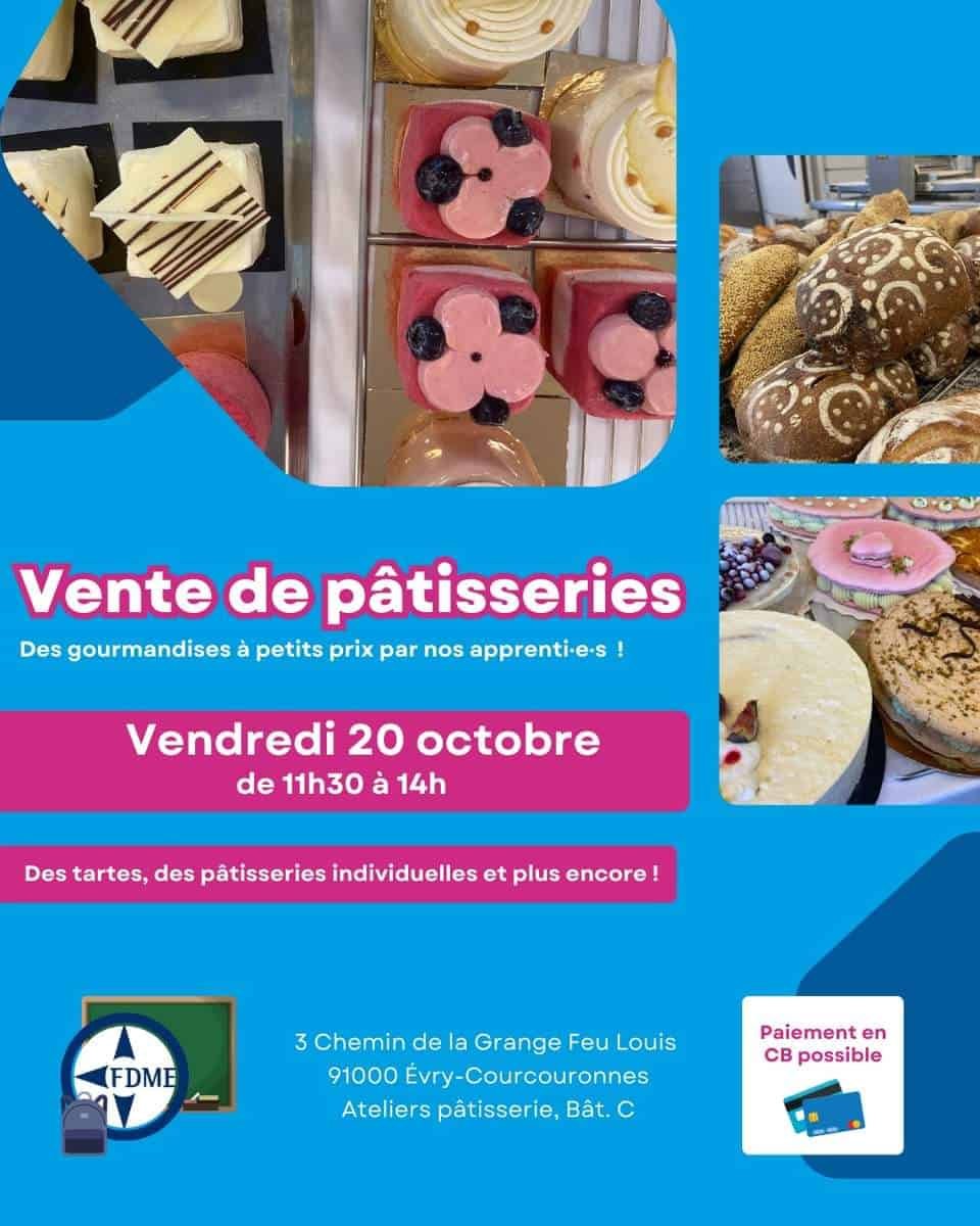 Vente de pâtisseries